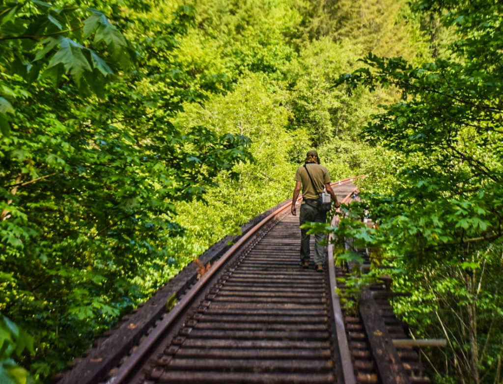 Justin Epperly Salmonberry trail trestle